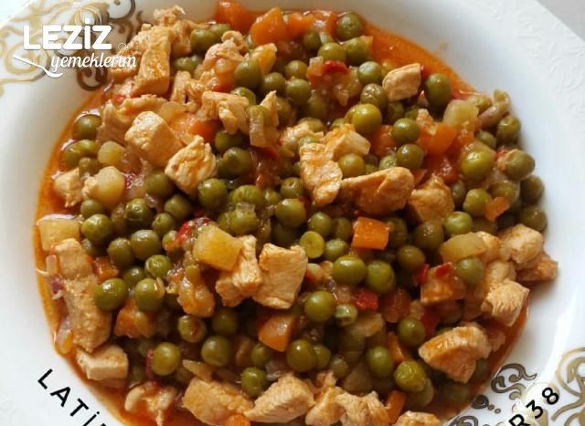 Tavuklu Bezelye Yemeği Yapılışı