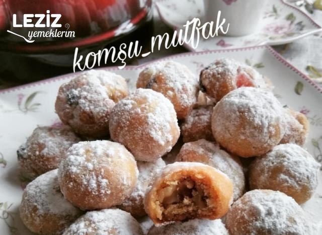 Lokumlu Cevizli Kurabiye