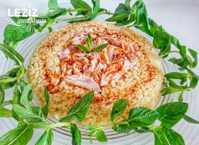 Sarımsaklı Tavuklu Bulgur Pilavı