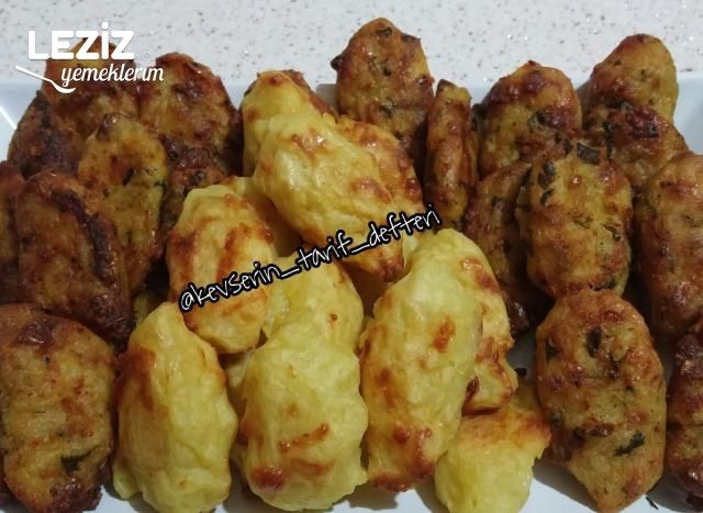 Fırında Patates Köftesi (Yumurtasız Ve Unsuz)