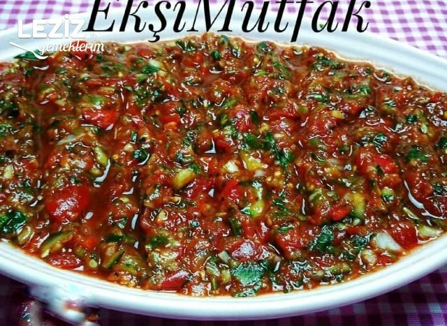 Ezme Salata Yapımı