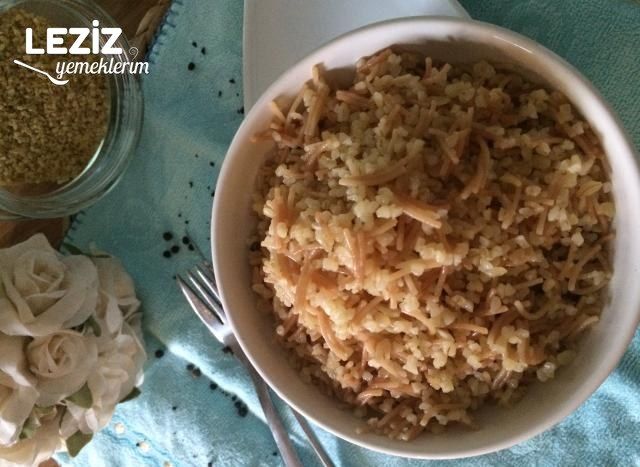 Tel Şehriyeli Bulgur Pilavı Yapımı