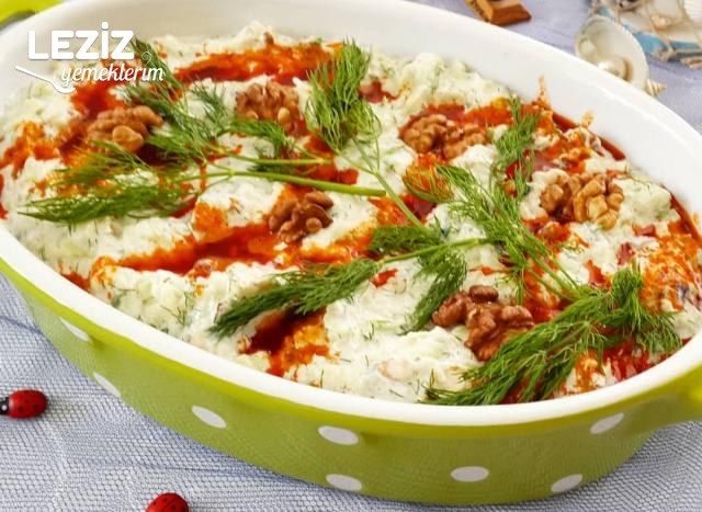 Yoğurtlu Kabak Salatalık Mezesi