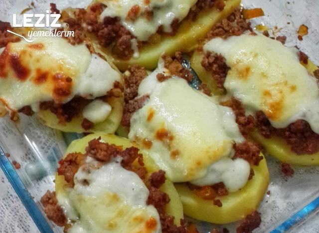 Beşamelli Patates Oturtması