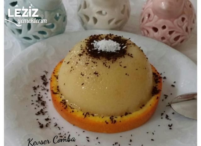 Portakalı Limonlu İrmik Tatlısı