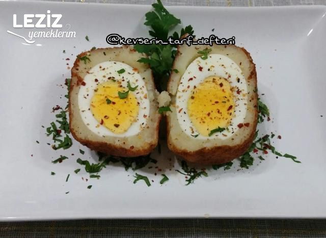 Patates Topları İçinde Sürpriz Yumurtalar