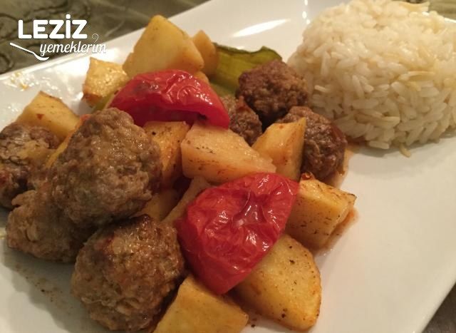 Fırında Köfteli Patates Tarifi