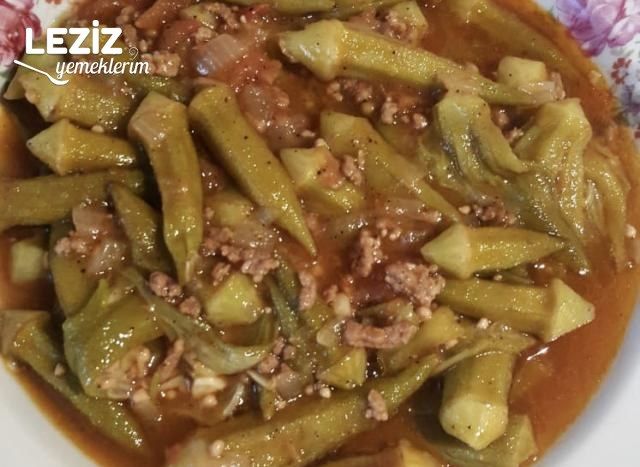 Kıymalı Bamya Yemeği