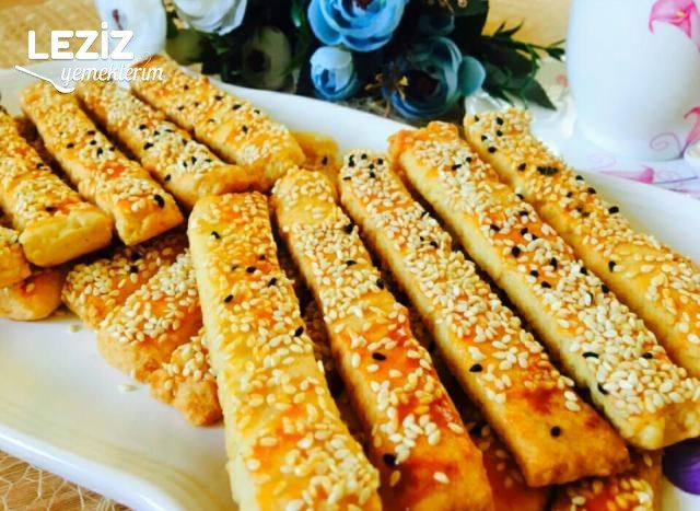 Susamlı Çubuk Kurabiye