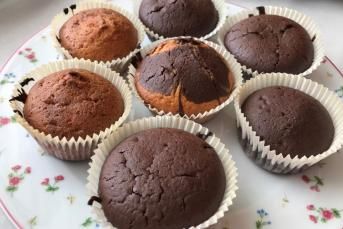 İki Renkli Muffin