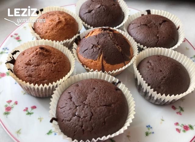 İki Renkli Muffin
