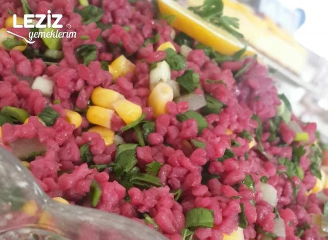 Renkli Bulgur Salatası