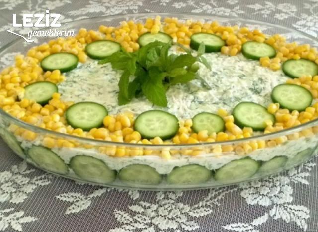 Kabaklı Tavuklu Salata