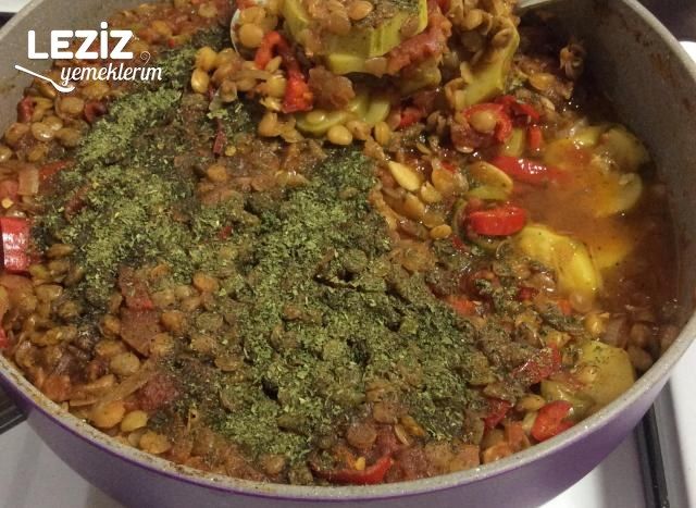 Zeytinyağlı Mercimekli Kabak