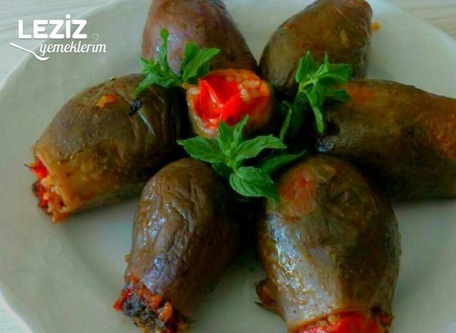 Mor Patlıcan Dolması