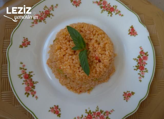 Sebzeli Bulgur Pilavı Yapılışı