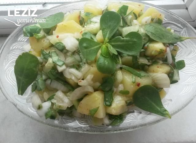 Semizotlu Patates Salatası