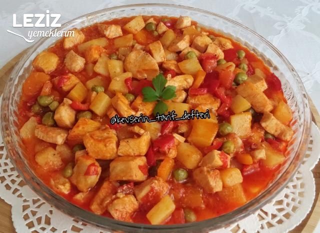 Tencerede Sebzeli Tavuk Yemeği