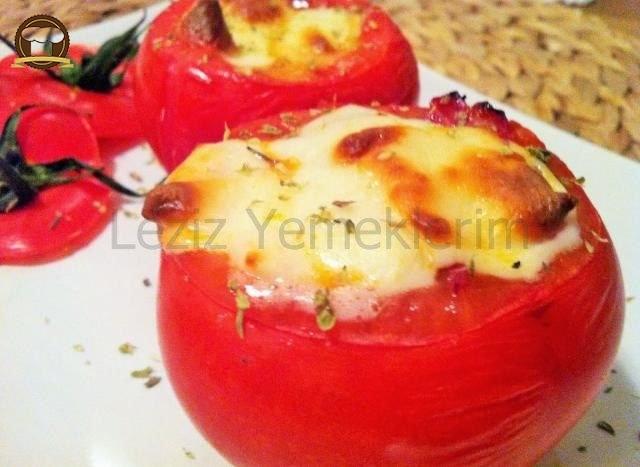 Patlıcanlı Domates Dolması