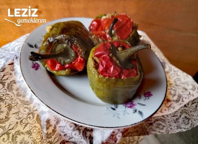 Zeytinyağlı Biber Dolması (Harika Lezzet)