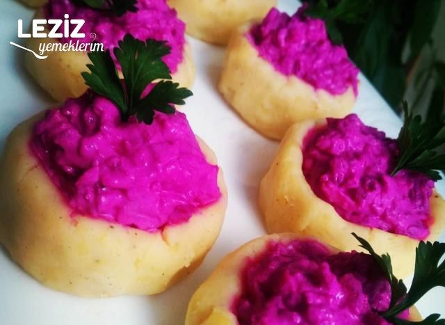 Patates Çanağında Pancar Salatası