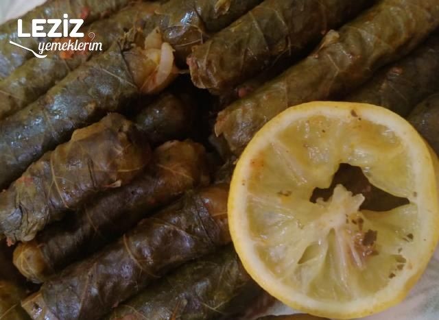 Zeytinyağlı Soslu Yaprak Sarması