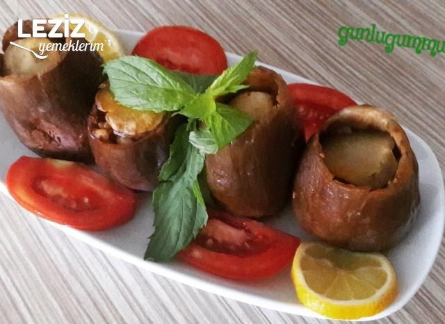 Mor Patlıcan Dolması