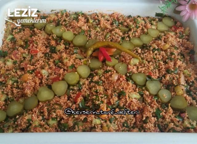 Şahane Kısır Tarifi