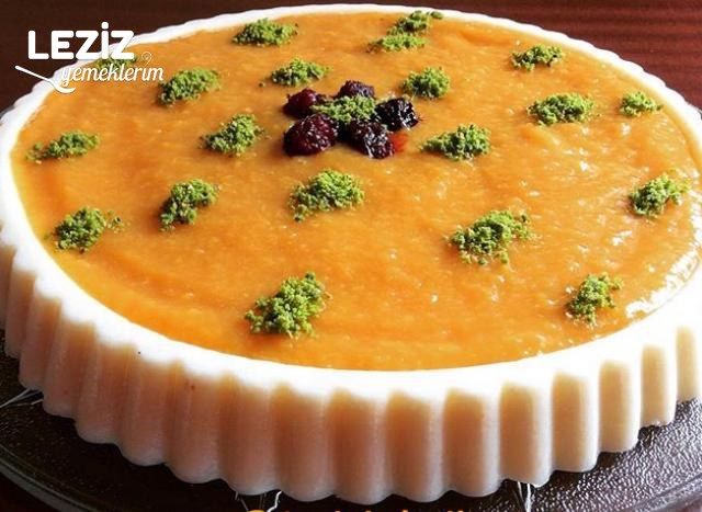 Şeftali Soslu Muhallebi