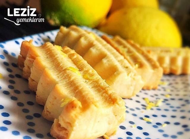 Limon Aromalı Bisküvi