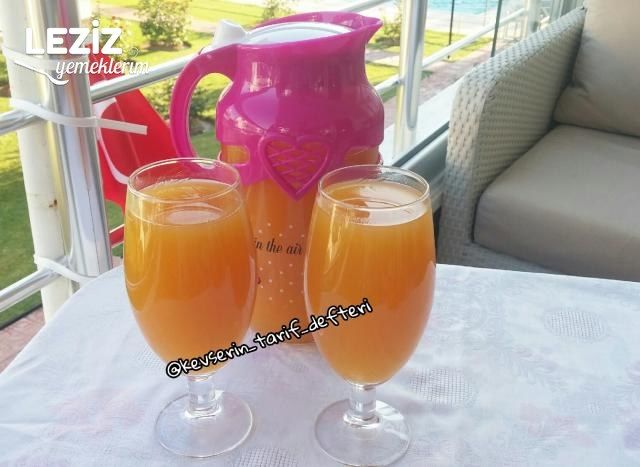 Ev Yapımı Şeftali Suyu Tarifi