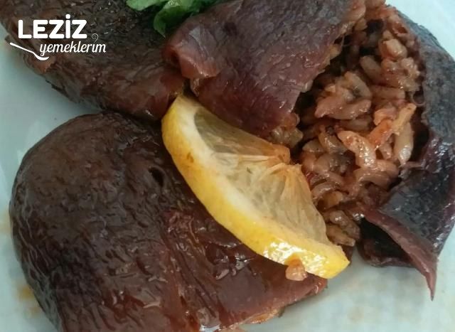 Kuru Patlıcan Dolması Yapımı