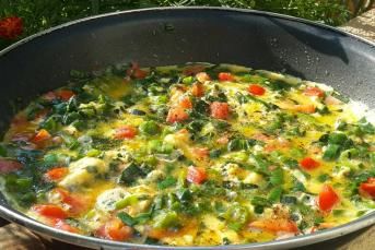 Pırasalı Yumurta