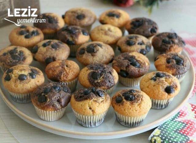 Damla Çikolatalı Mini Cupcake