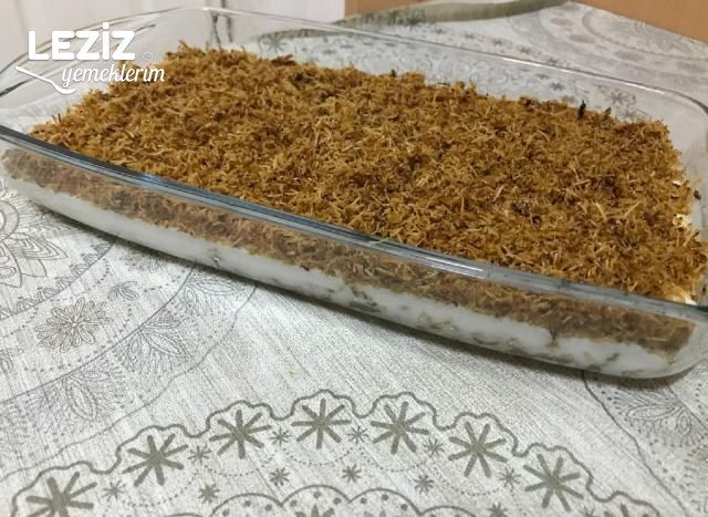 Kadayıflı Muhallebi Tatlısı Tarifi