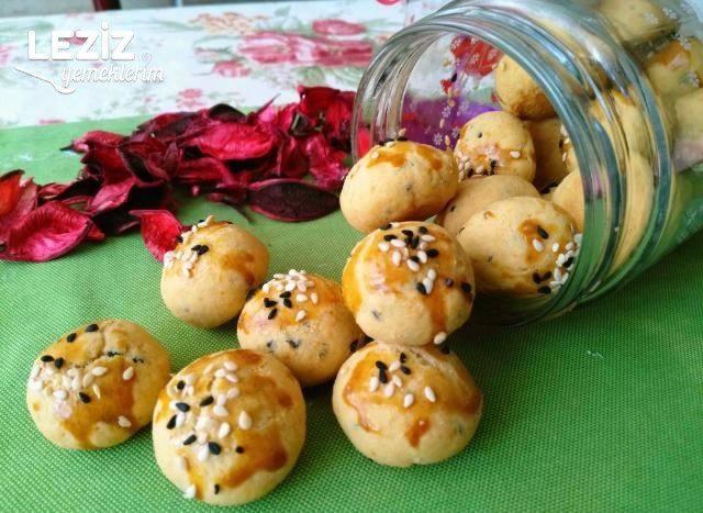 Pizza Tadında Misket Kurabiye