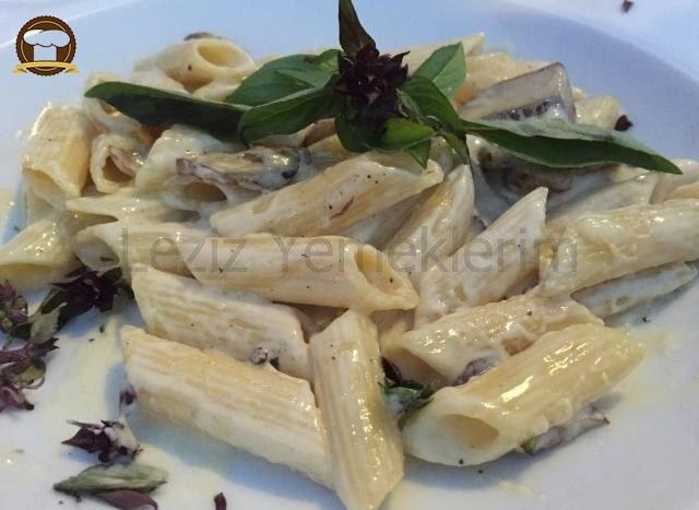 Mantarlı Kremalı Makarna