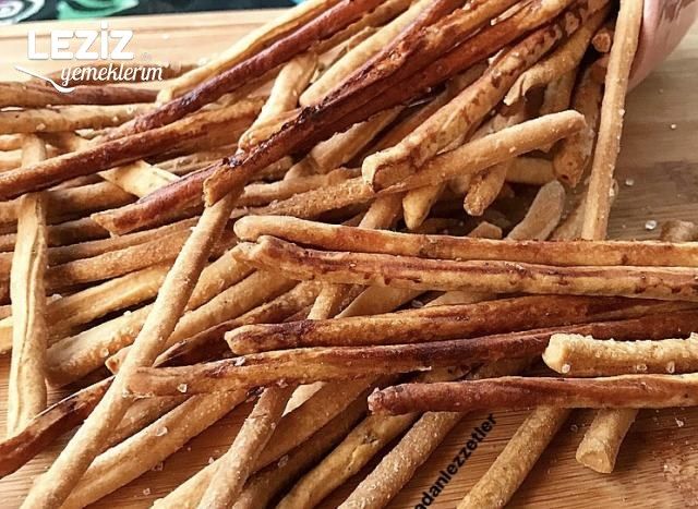 Baharatlı Çubuk Kraker (Yapım Aşamalı)