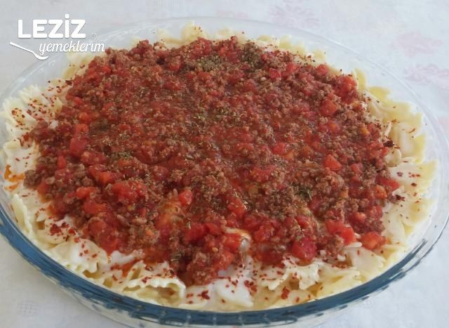 Nefis Soslu Yoğurtlu Makarna Tarifi