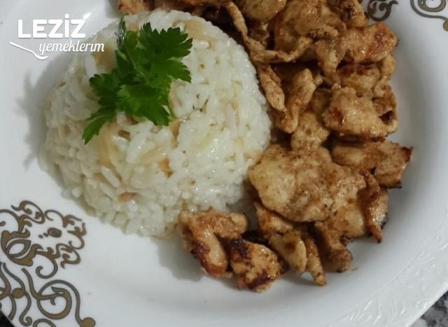 Ev Yapımı Tavuk Döner (Marine Edilmiş)