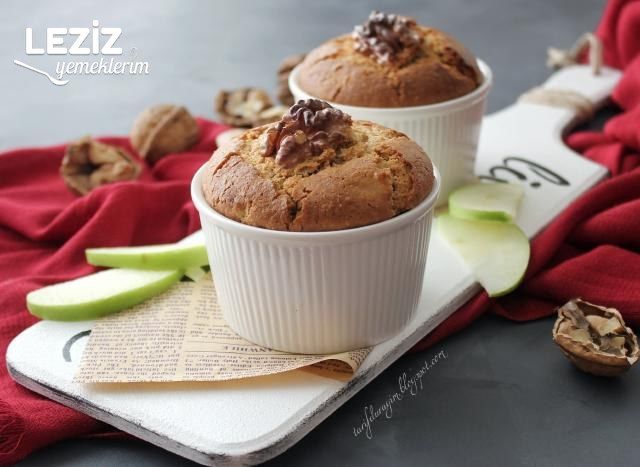 Yulaf Unlu Elmalı Muffin