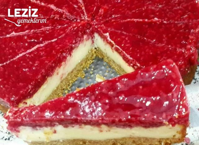 Frambuazlı Cheesecake (Ev Yapımı)