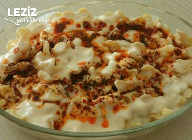 Yoğurtlu Fiyonk Makarna