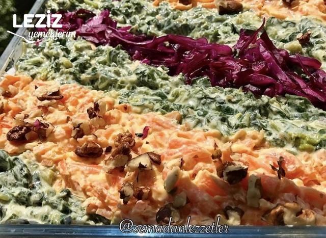Ispanaklı Havuçlu Bulgur Salatası