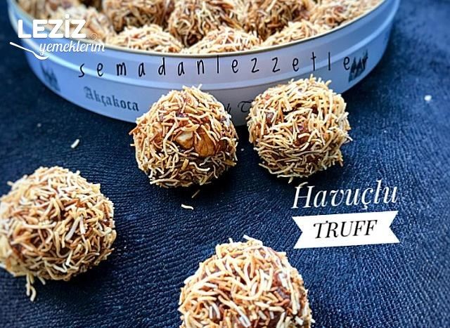 Havuçlu Kadayıflı Truff