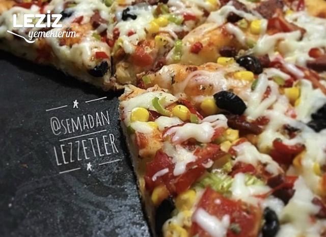 Evde Karışık Pizza Nasıl Yapılır