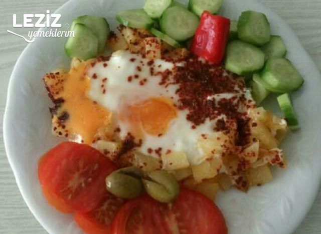 Kahvaltılık Patatesli Yumurta Tarifi