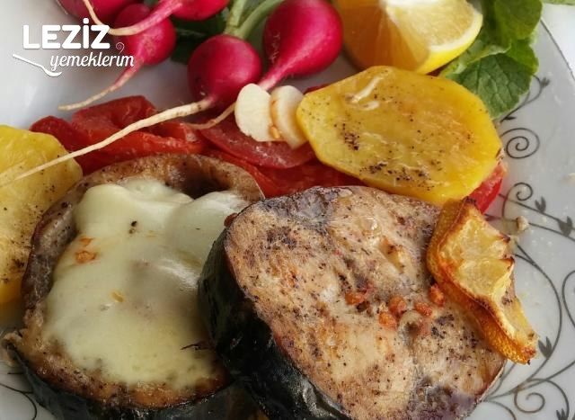 Fırında Kaşarlı Palamut
