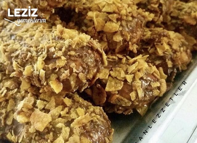 Mısır Gevrekli Çikolatalı Kurabiye Tarifi