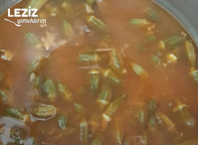 Kuru Bamya Çorbası